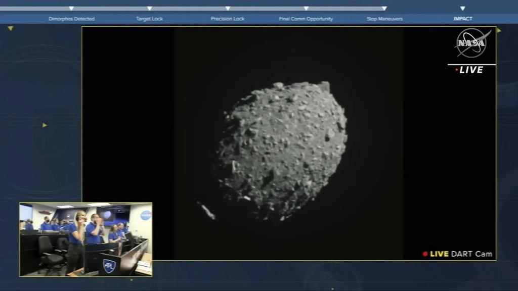 La sonde DART de la NASA s’est écrasée sur un astéroïde pour modifier sa trajectoire