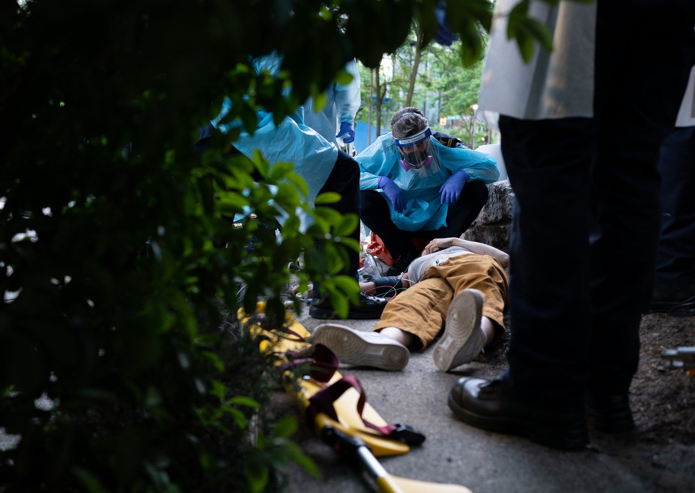 C .- B .: la police déploie un protocole post - décriminalisation